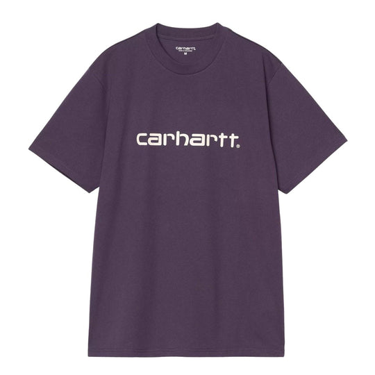 T-Shirt Uomo Carhartt S/S Script Viola