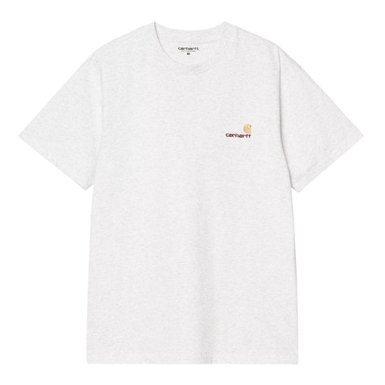 T-shirt Uomo Carhartt WIP S/S American Script grigio