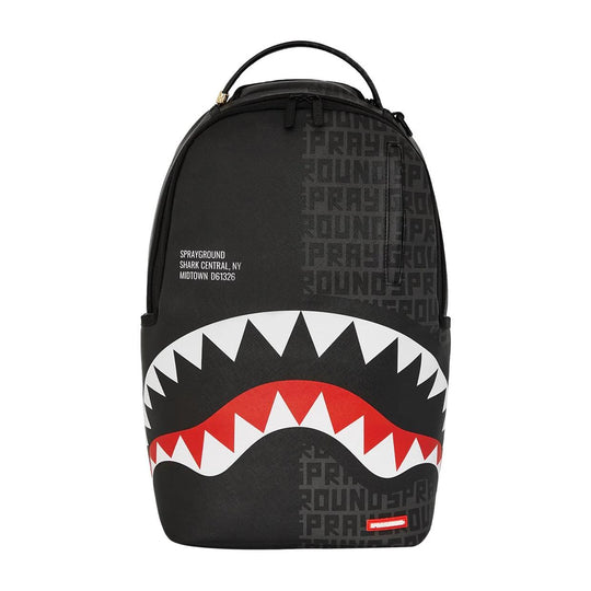 Zaino Sprayground Shark Central Double Trouble Nero