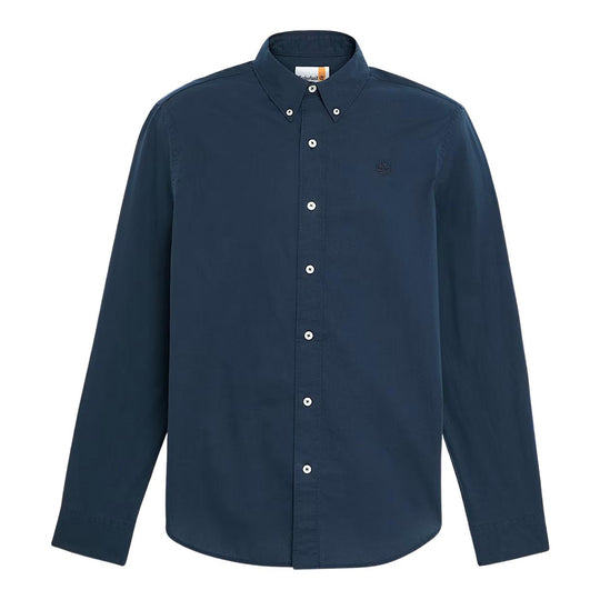 Camicia Uomo Timberland L/S Popeline Shirt B/D Blu