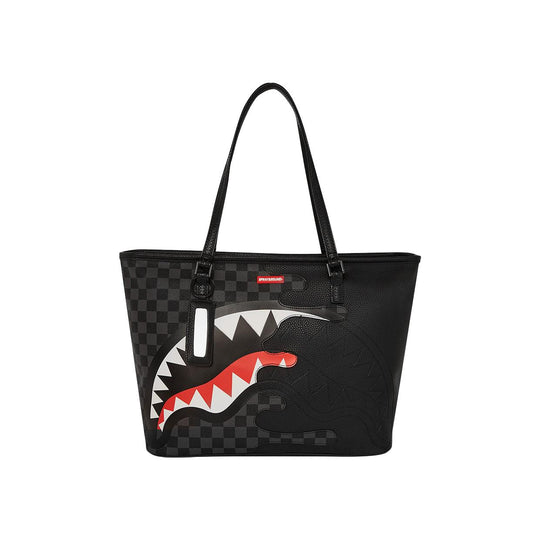 Borsa Donna Sprayground Unfinished Shark Nero Multicolor