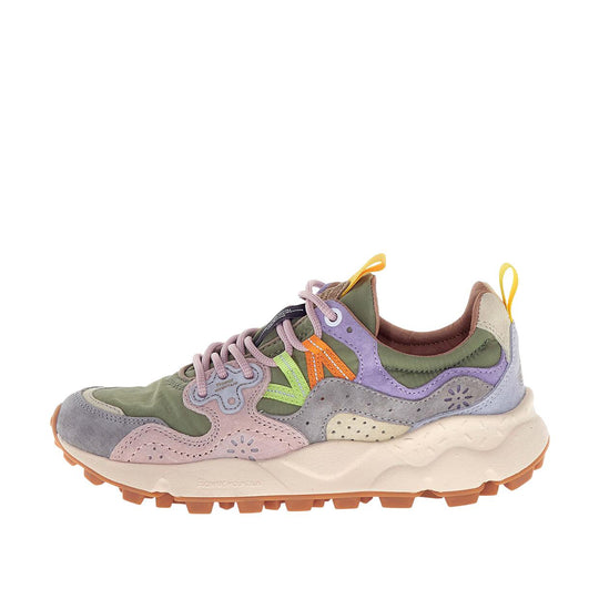 Sneakers Donna Flower Mountain Yamano 3 Lilla/Verde