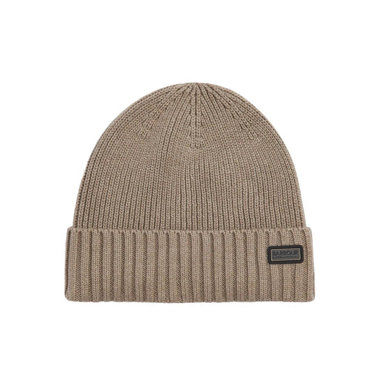 Men's Hat Barbour International Chester Beanie Hat Mud