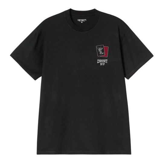 T-Shirt Uomo Carhartt Wip S/S Playing Cards Nero