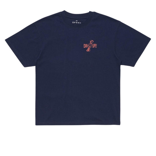 T-Shirt Uomo Edwin Sorry Tokyo Blu/Rosso