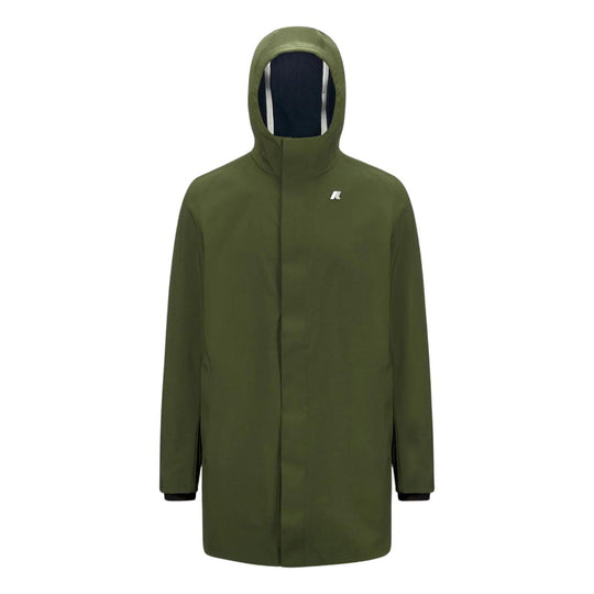 Men's K-Way Marlyn Bonded Jacket Green / Blue