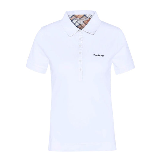 Polo Donna Barbour Portsdown Top Bianco