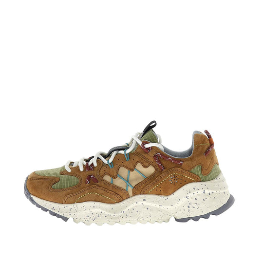 Sneakers Uomo Flower Mountain Yamabushi Tabacco/Verde