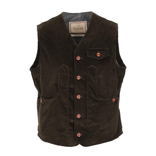 Gilet Uomo Capalbio Arno Velluto Verde