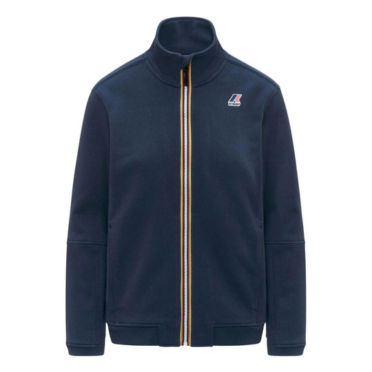 Felpa Uomo K-Way Pepin Poly Cotton Blu Chiaro