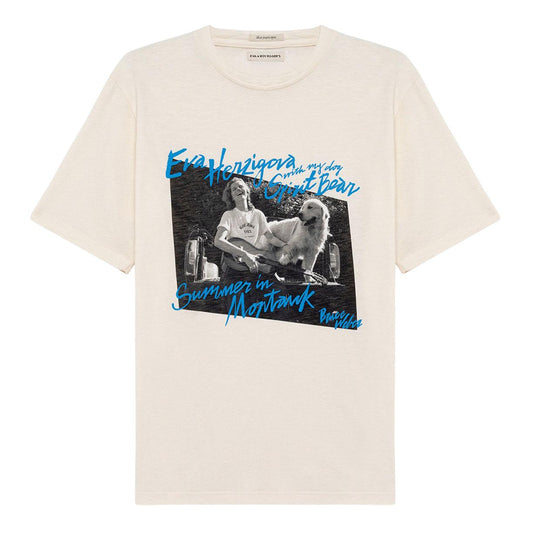 T-Shirt Donna Roy Roger'S Montauk T-Shirt Bianco Multicolor