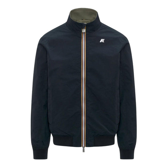 Giubbino Uomo K-Way Arsene Cotton Reversible Blu/Verde
