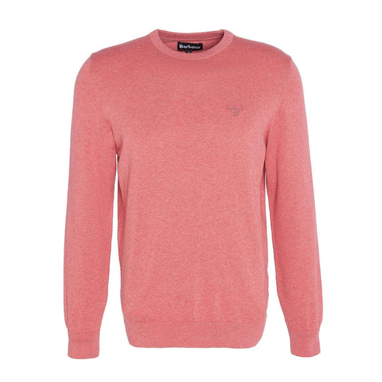 Maglione Uomo Barbour Cotone Pima Corallo