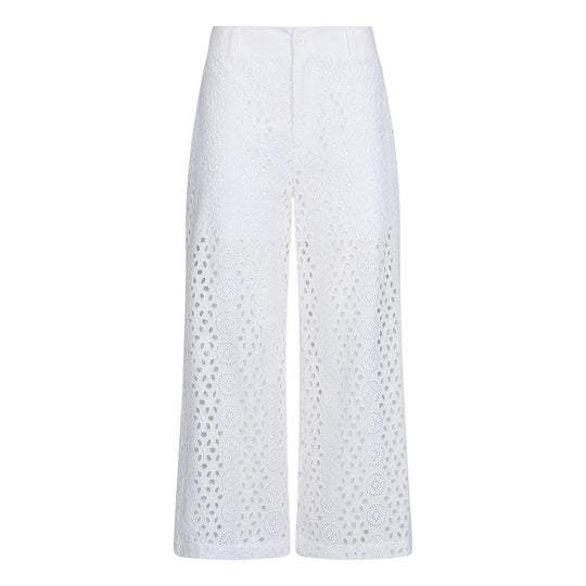 Damenhose Liu-Jo Cropped Sangallo Weiß