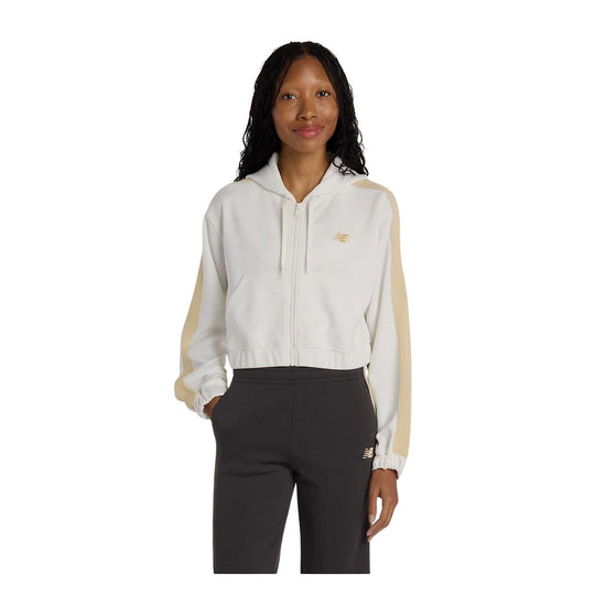 Felpa Donna New Balance Interlock Full Zip Hd