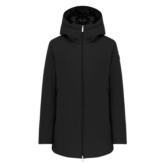 Piumino Donna Colmar Lungo Impermeabile 180 Grammi Nero