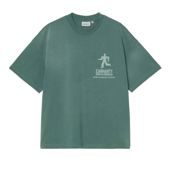 T-Shirt Uomo Carhartt S/S Distance Verde