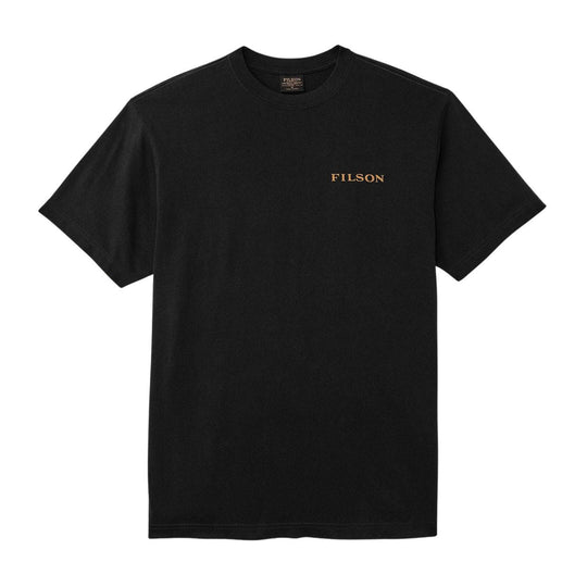 T-Shirt Uomo Filson S/S Scenic Graphic Nero