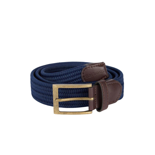 Cintura Barbour Nevis Webbing Blu