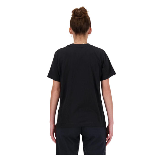 T-Shirt Damen New Balance Logo Schwarz