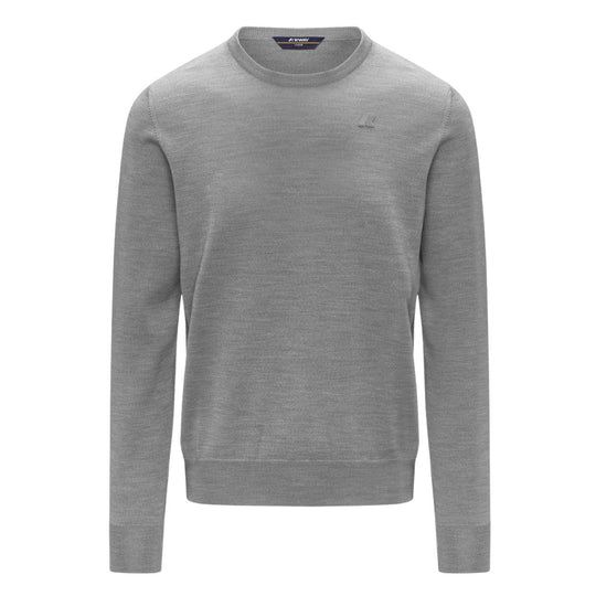 Maglione Uomo K-Way Sebastien Merino Grigio Chiaro