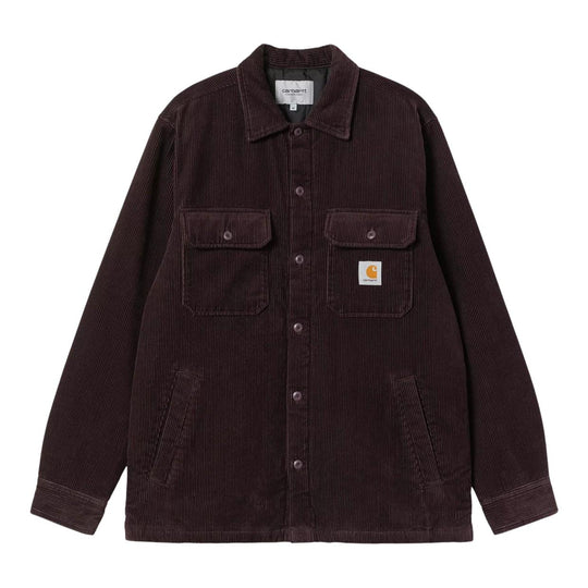 Camicia Over Uomo Carhartt Whitsome Shirt Jacket Prugna