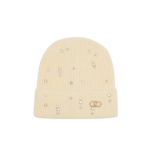 Cappello Donna LIU-JO Beanie Con Applicazioni Latte
