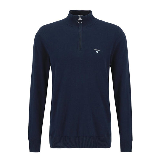 Maglione Uomo Barbour Lingwood Zip Blu Navy