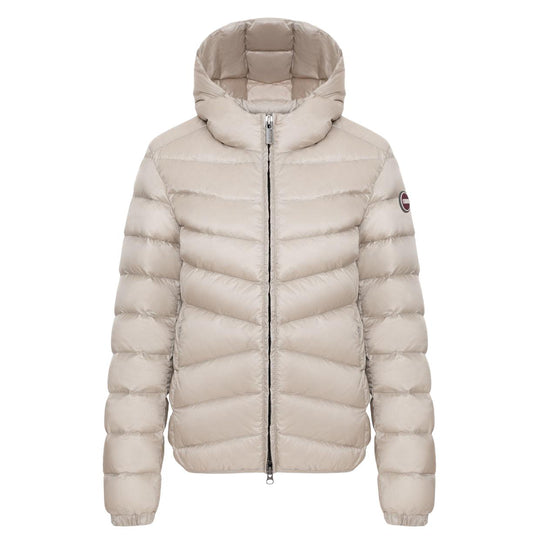 Piumino Donna Colmar Bomber Cappuccio 180 Grammi Panna