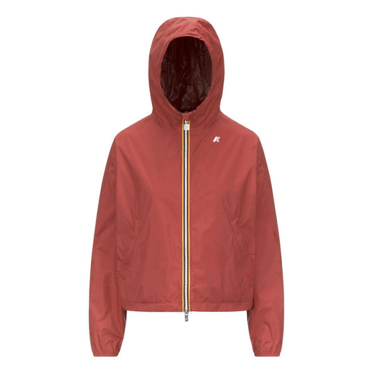 Damenjacke K-Way Laurette Plus.2 Wendemodell Koralle / Ziegelstein