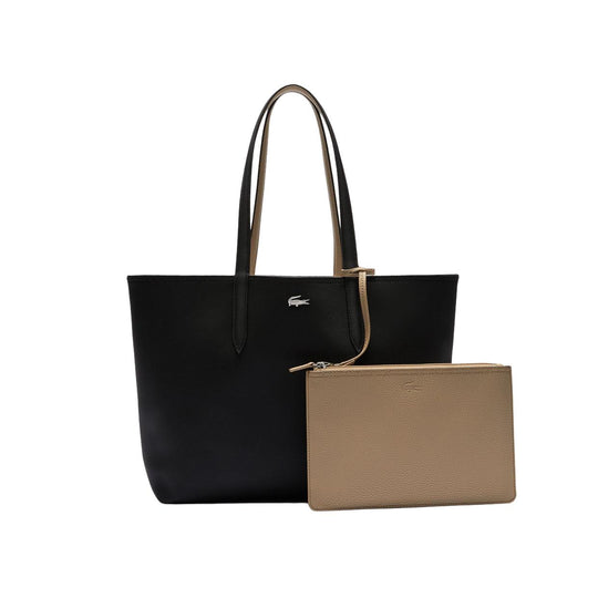 Lacoste Women's Reversible Anna Bag Black / Beige