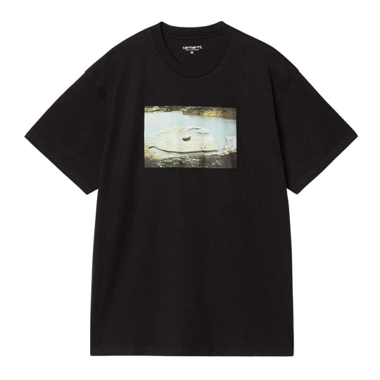 T-shirt Herren Carhartt WIP S/S Schlammiges Wasser Schwarz