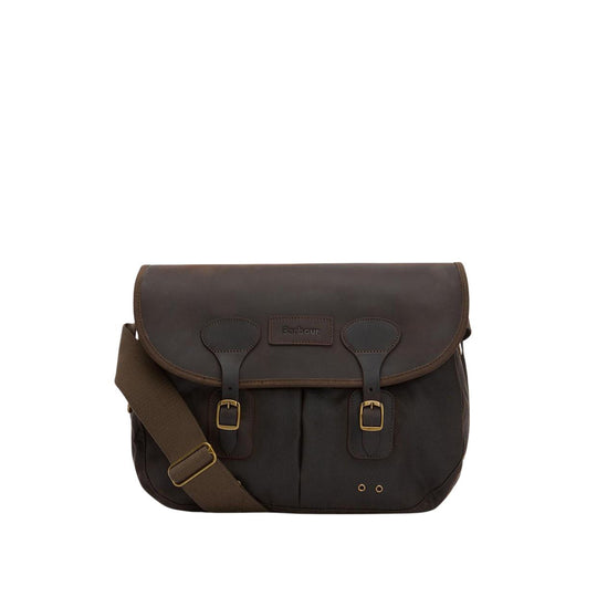 Borsa Uomo Barbour Wax Leather Tarras Verde