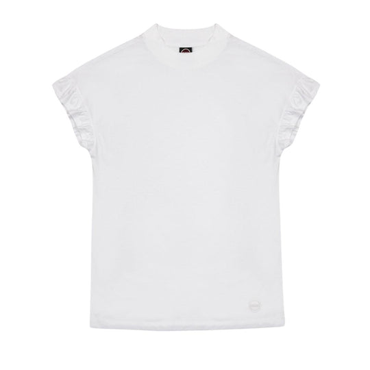 T-shirt Donna Colmar Rouches Bianco