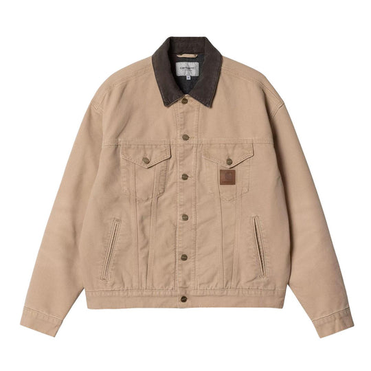 Giubbino Uomo Carhartt WIP Dayton Trucker Beige