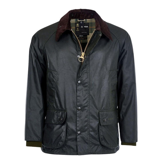 Giubbino Uomo Barbour Bedale® Wax Jacket Verde Scuro