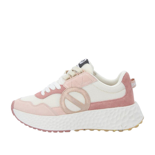Sneakers Plateau Donna No Name carter Jogger Sabbia/Rosa