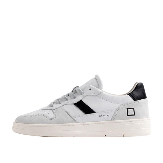 Scarpe Uomo D.A.T.E. Court 2.0 Basic Bianco/Nero