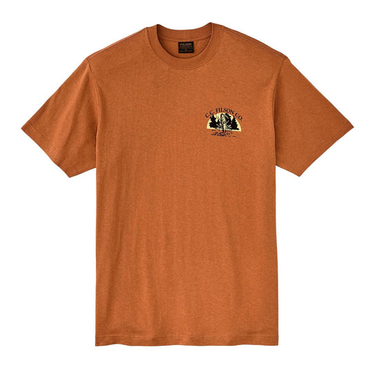 T-shirt Herren Filson Frontier Grafik Coccio