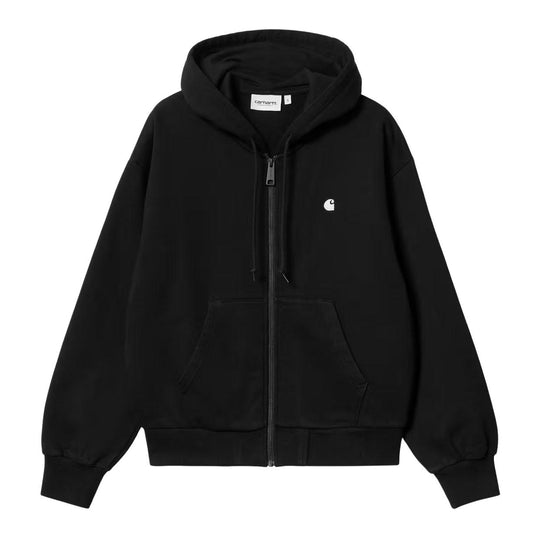 Felpa Donna Carhartt WIP W' Hooded Casey Nero