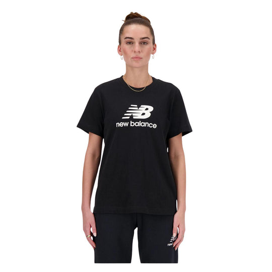 T-shirt Donna New Balance Logo Nero