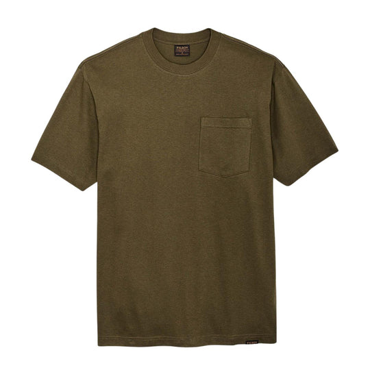 T-shirt Herren Filson Frontier Tasche Dunkelgrün