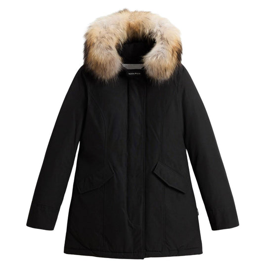 Giubbino Donna Woolrich Arctic Parka Pelliccia Removibile Nero