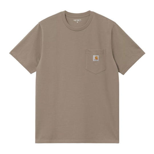 T-Shirt Uomo Carhartt Wip S/S Pocket Biscotto