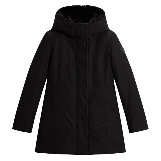 Giubbino Donna Woolrich Boulder Faux Fur Parka Nero