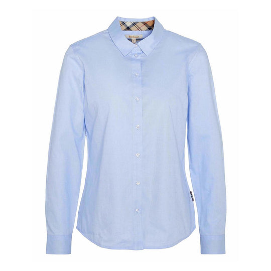 Camicia Donna Barbour Derwent Celeste