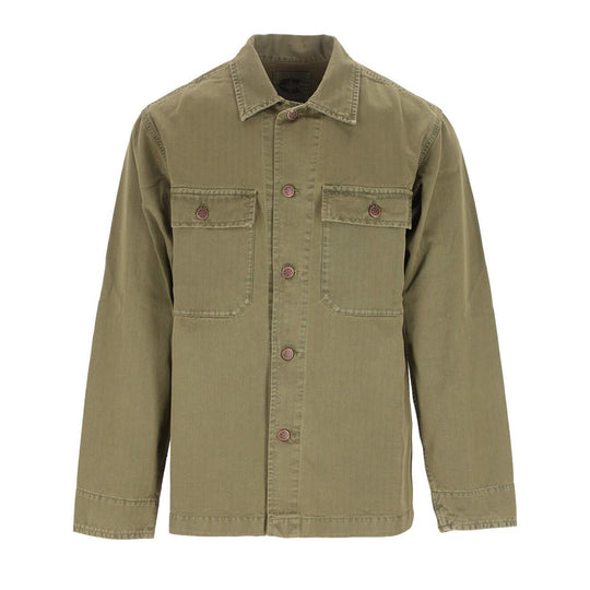 Overshirt Uomo Chesapeake's Willys Verde Militare