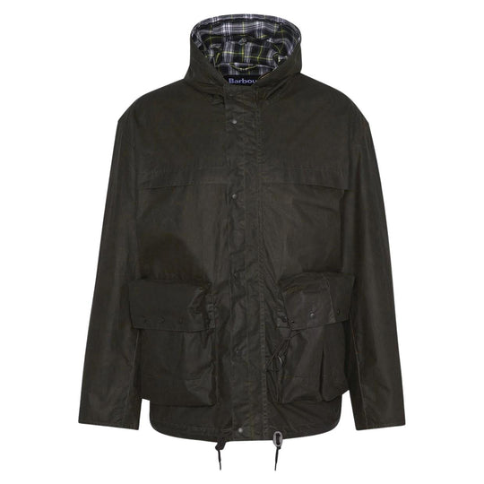 Giubbino Uomo Barbour Modified Durham Verde (OL51)