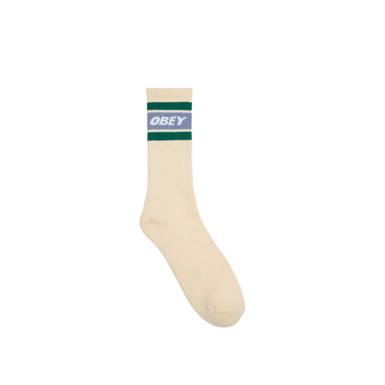 Calzini Uomo Obey Cooper II Socks Panna/Verde