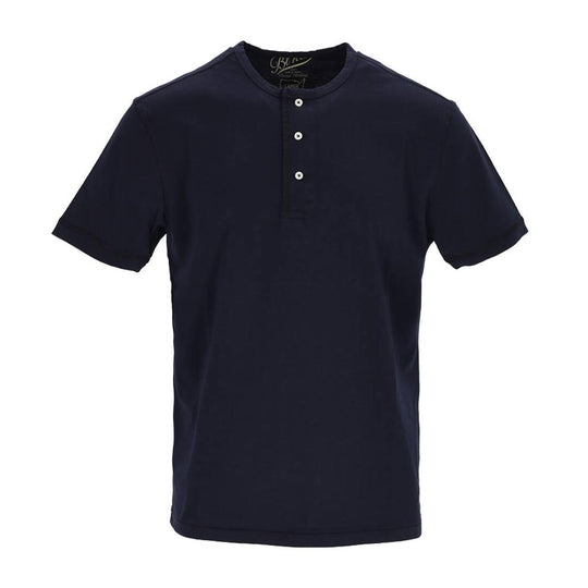 T-Shirt Uomo Bl'Ker Lake Champlain Serafino Blu